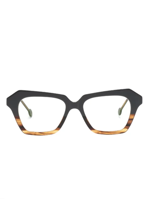 EYEWORKS Pirate square-frame Glasses Grey FARFETCH IN