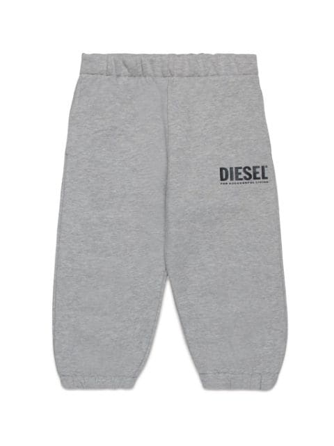 Diesel Kids logo-print cotton track pants