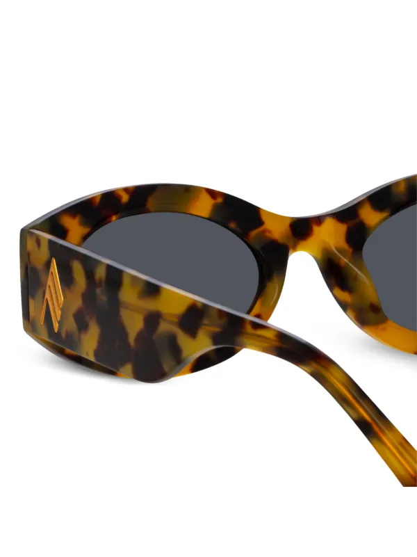 Linda Farrow Tortoiseshell Sunglasses Amber Sunglasses in Tortoiseshell by LINDA FARROW main image 3