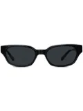 Linda Farrow X Magda Butrym X Magda Butrym rectangle-frame sunglasses - Black