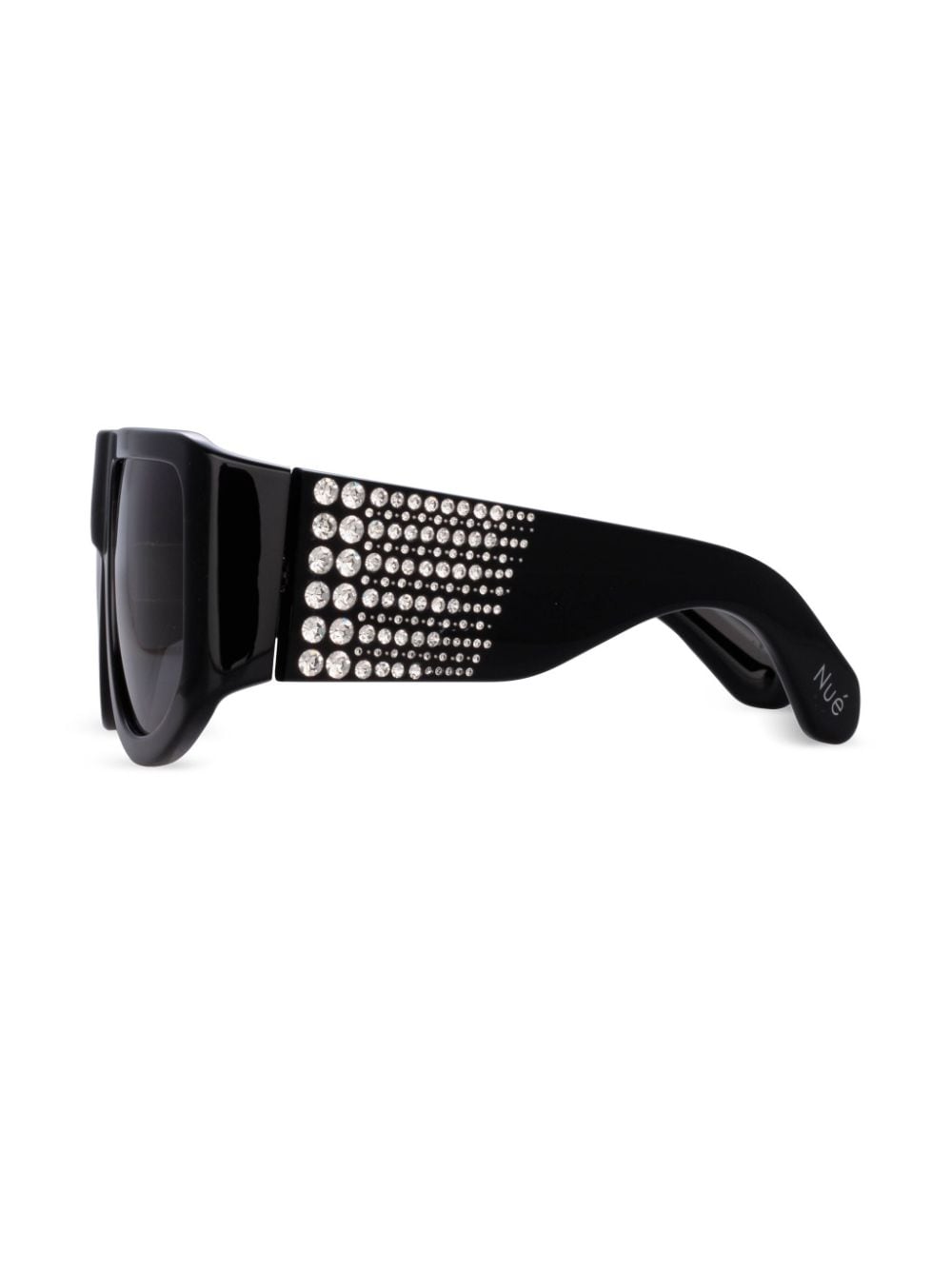 Shop Linda Farrow Nué Oversize-frame Sunglasses In Black
