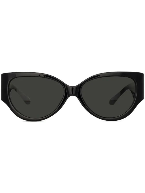 Linda Farrow Connie Cat-eye Sunglasses in Black