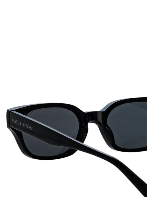 Linda Farrow X Magda Butrym Oversized D frame Sunglasses Farfetch