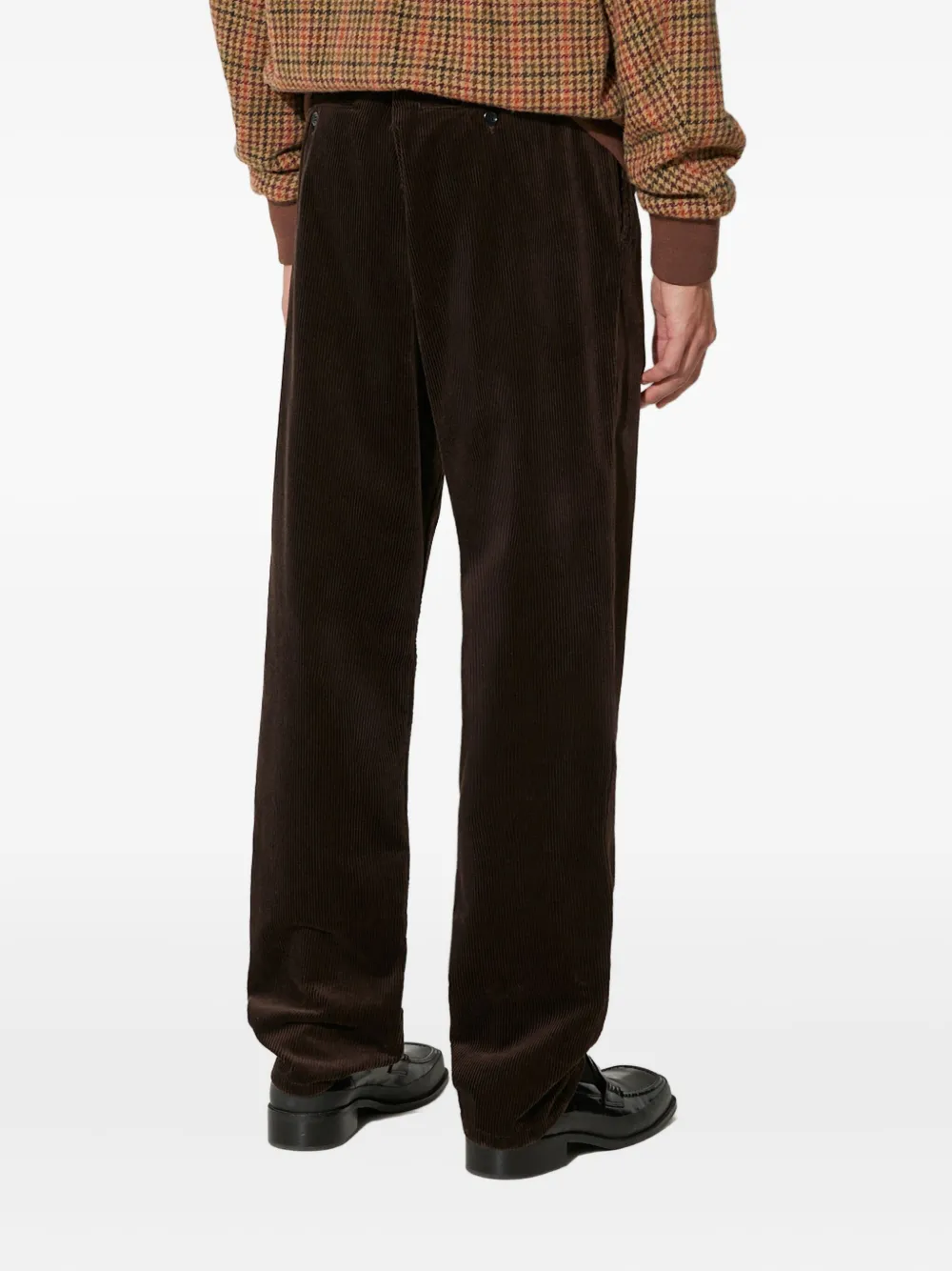 Norse Projects Aros ribfluwelen broek Bruin