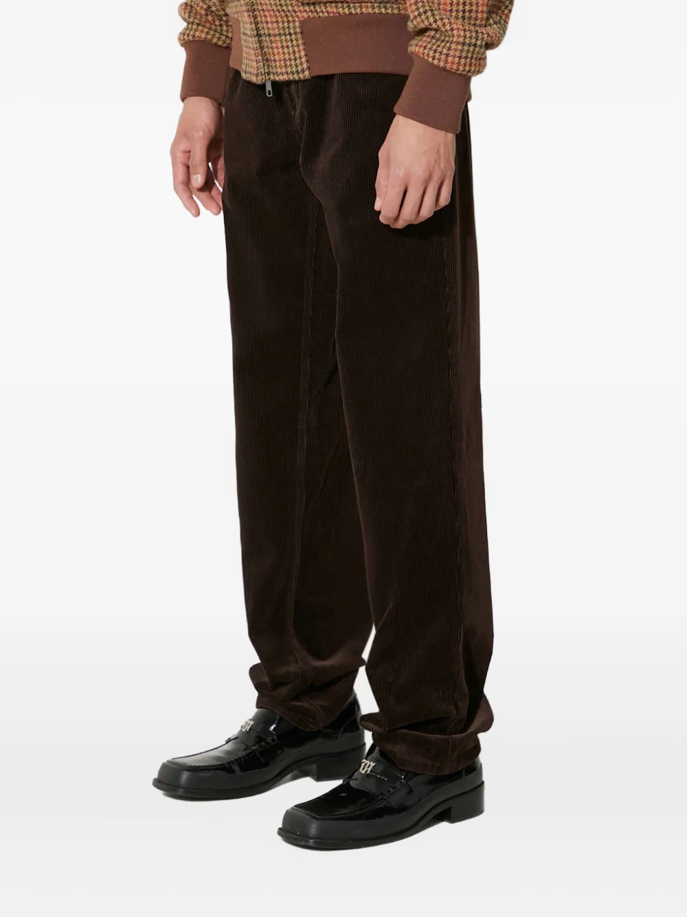 Norse Projects Aros ribfluwelen broek Bruin