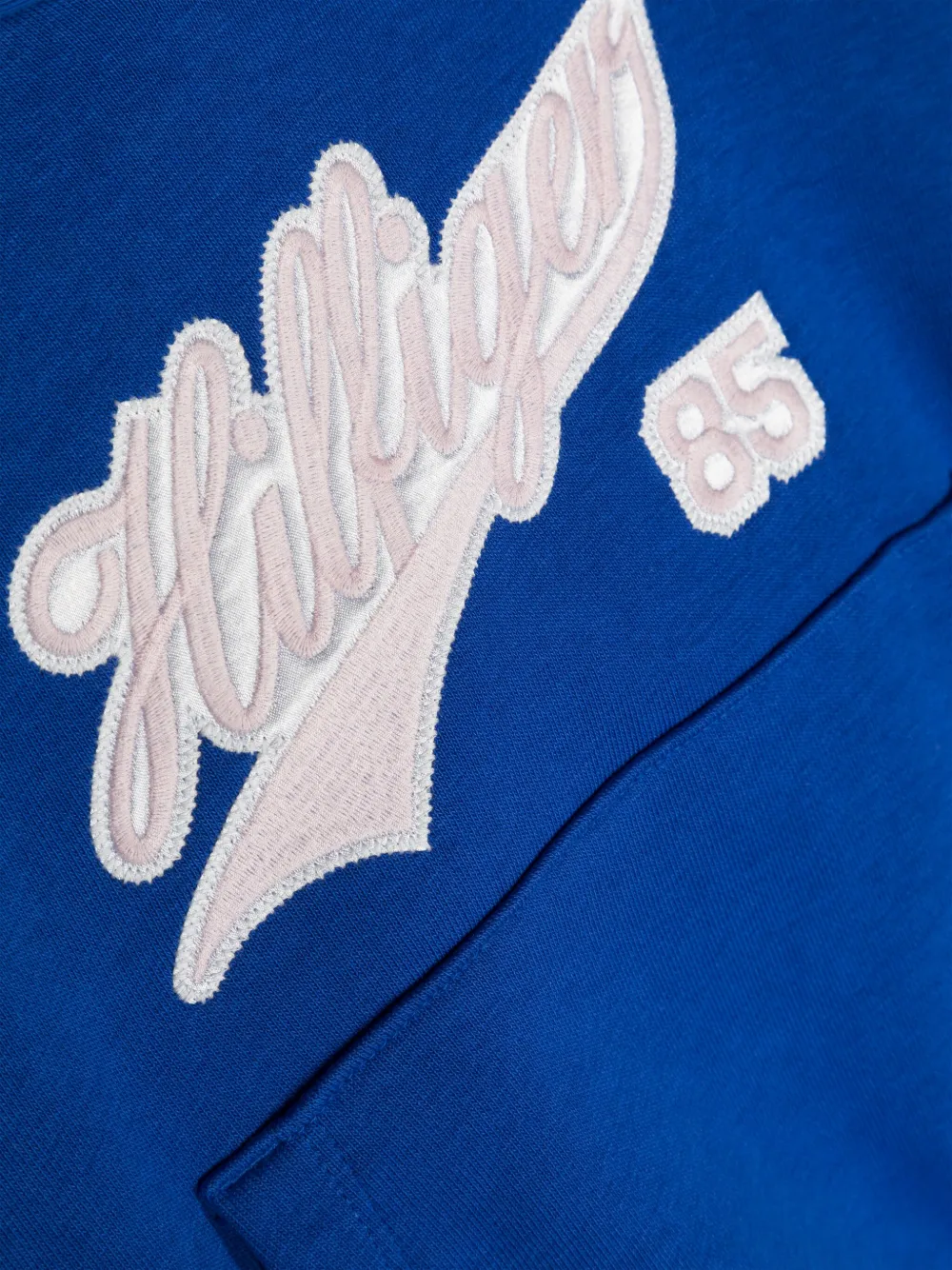 Tommy Hilfiger Junior Hoodie met logo-applicatie Blauw