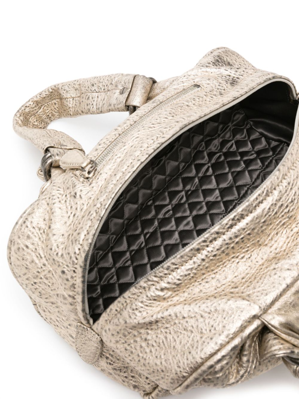 CHANEL 2006-2008 diamond-quilted metallic tote bag Women