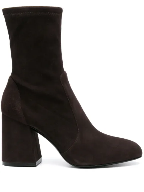 Stuart Weitzman Flareblock 85mm suede boots