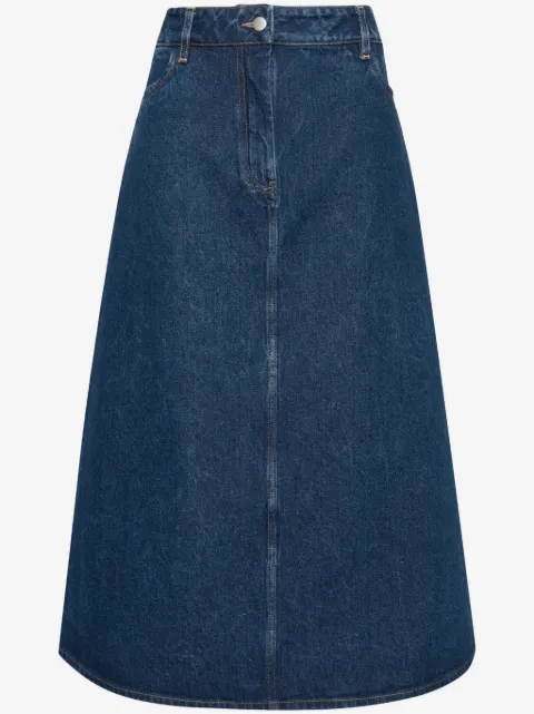 Studio Nicholson Baringo denim midi skirt