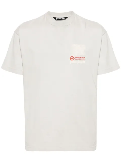 Palm Angels x MoneyGram Haas F1 cotton T-shirt