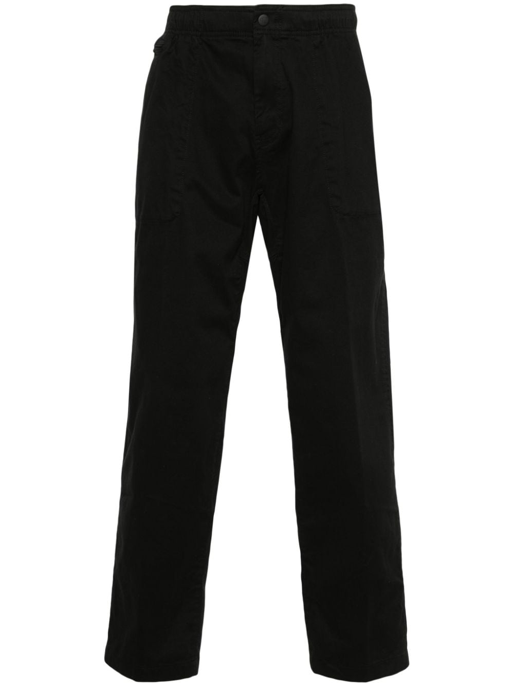 Calvin Klein Jeans Est.1978 Logo-patch Cargo Pants In Black