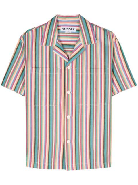 Sunnei striped denim shirt