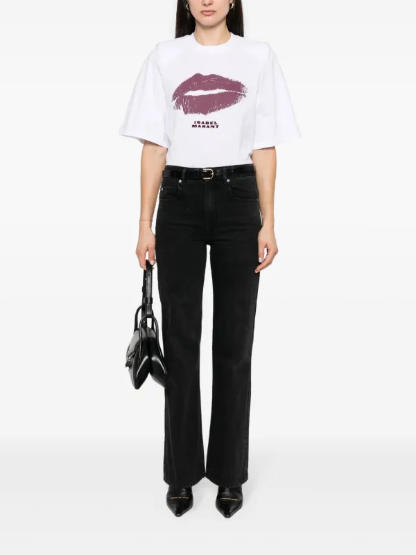 ISABEL MARANT Belvira high-rise Bootcut Jeans | Black | FARFETCH