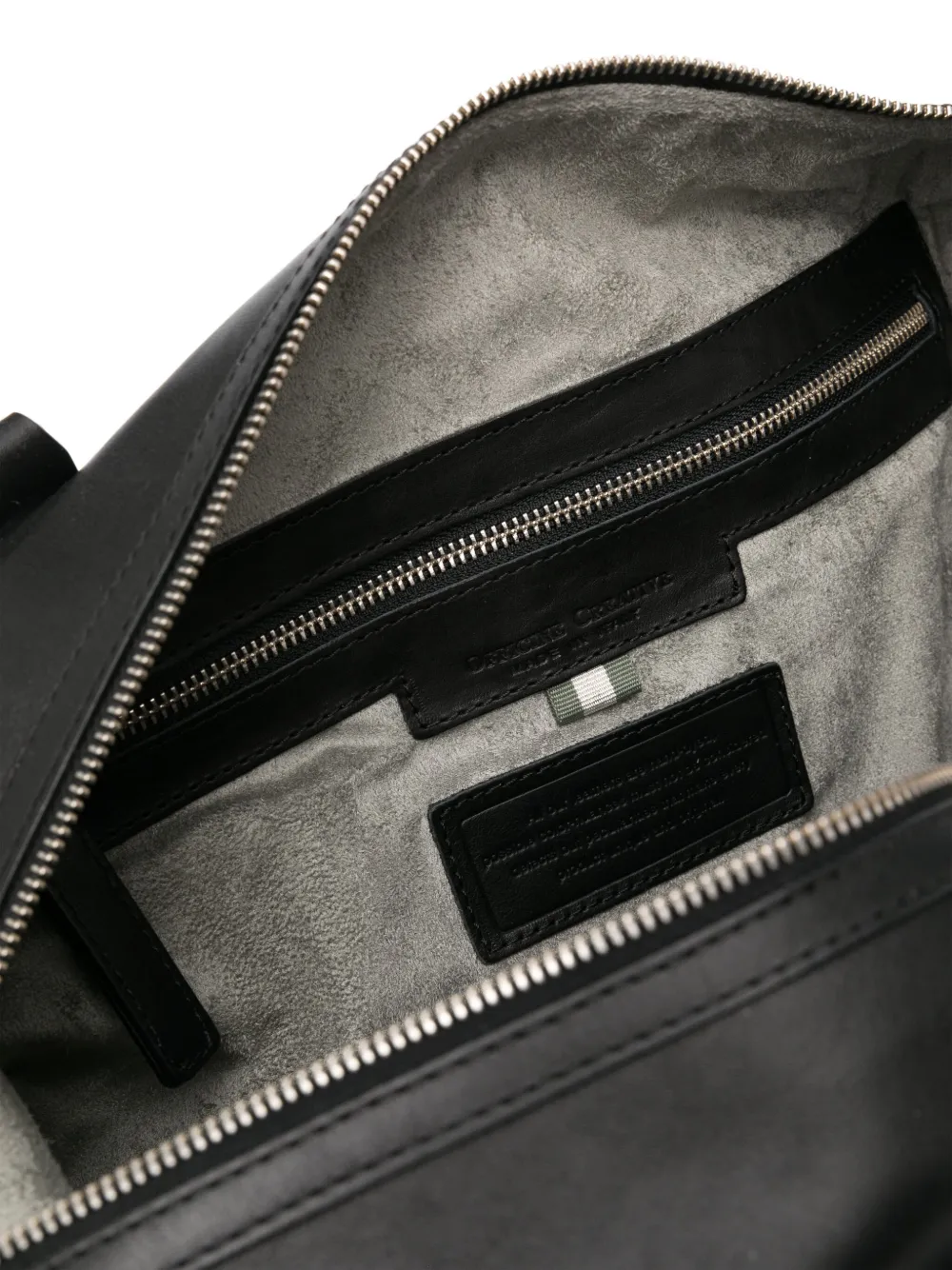 Officine Creative Jules 02 leren reistas Zwart