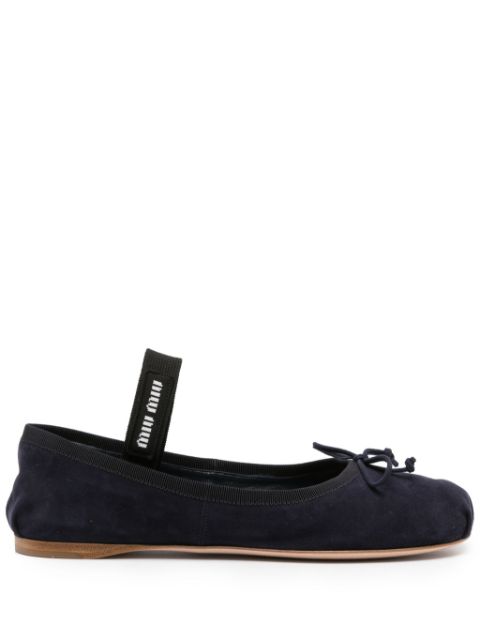 Miu Miu suede ballerina shoes Women