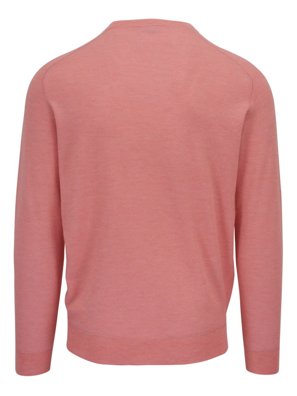 Shop Peter Millar Round-neck Cashmere-silk Jumper In Pink