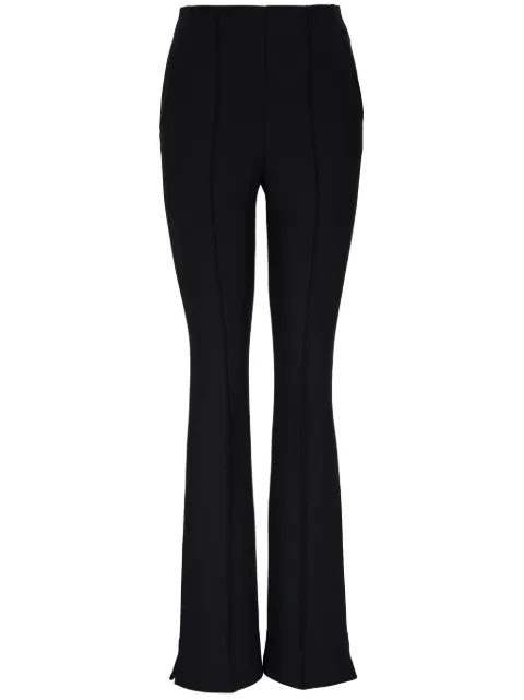 Veronica Beard Orion crepe flared trousers