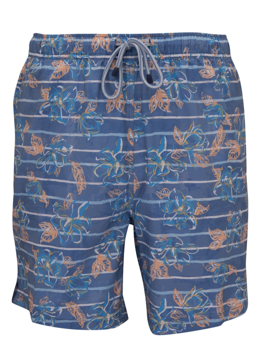 Peter Millar floral-print swim shorts - Blu