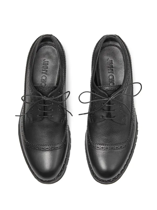 Jimmy Choo Diamond Derby Shoes | Black | FARFETCH