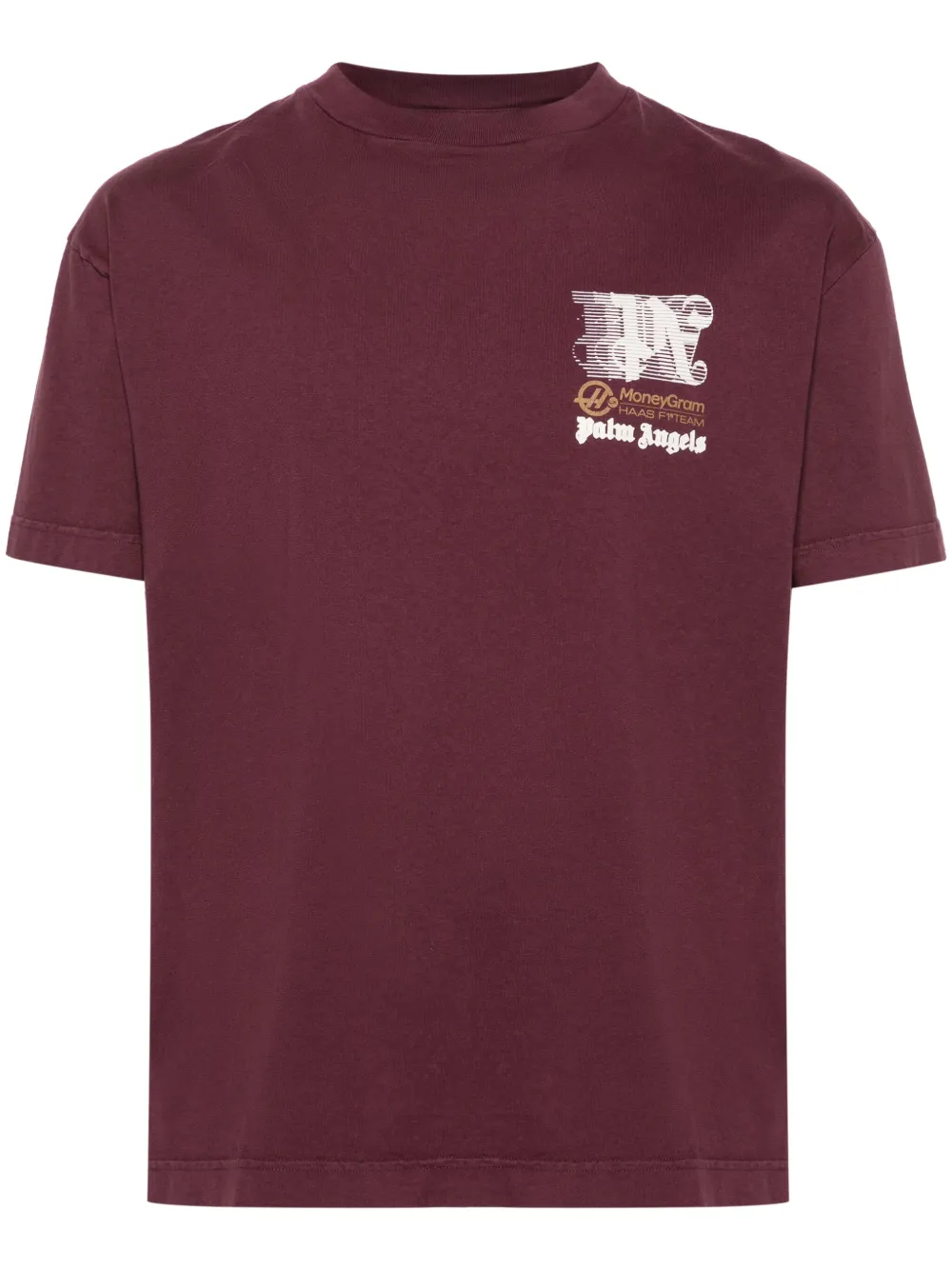 Palm Angels T-shirt x MoneyGram Haas F1 - Rosso