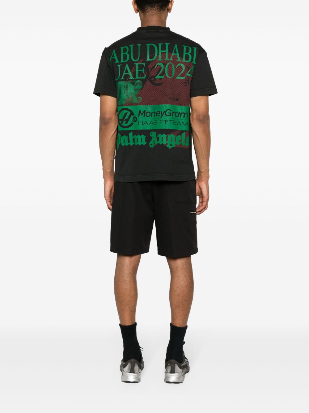 Palm Angels x MoneyGram katoenen T-shirt - Zwart