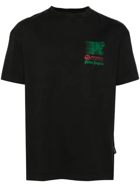 Palm Angels x MoneyGram Haas F1 cotton T-shirt