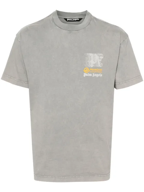 Palm Angels x MoneyGram Haas F1 cotton T-shirt