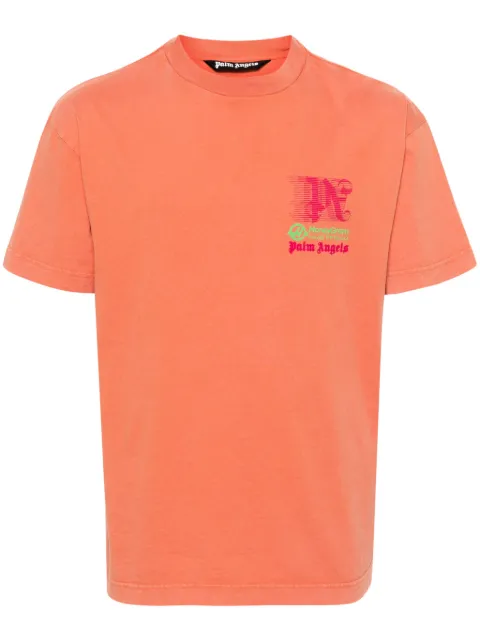 Palm Angels x MoneyGram Haas F1 cotton T-shirt