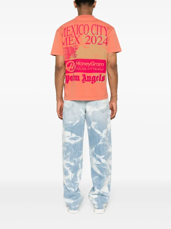 Palm Angels x MoneyGram Haas F1 Team Tシャツ | オレンジ | FARFETCH JP