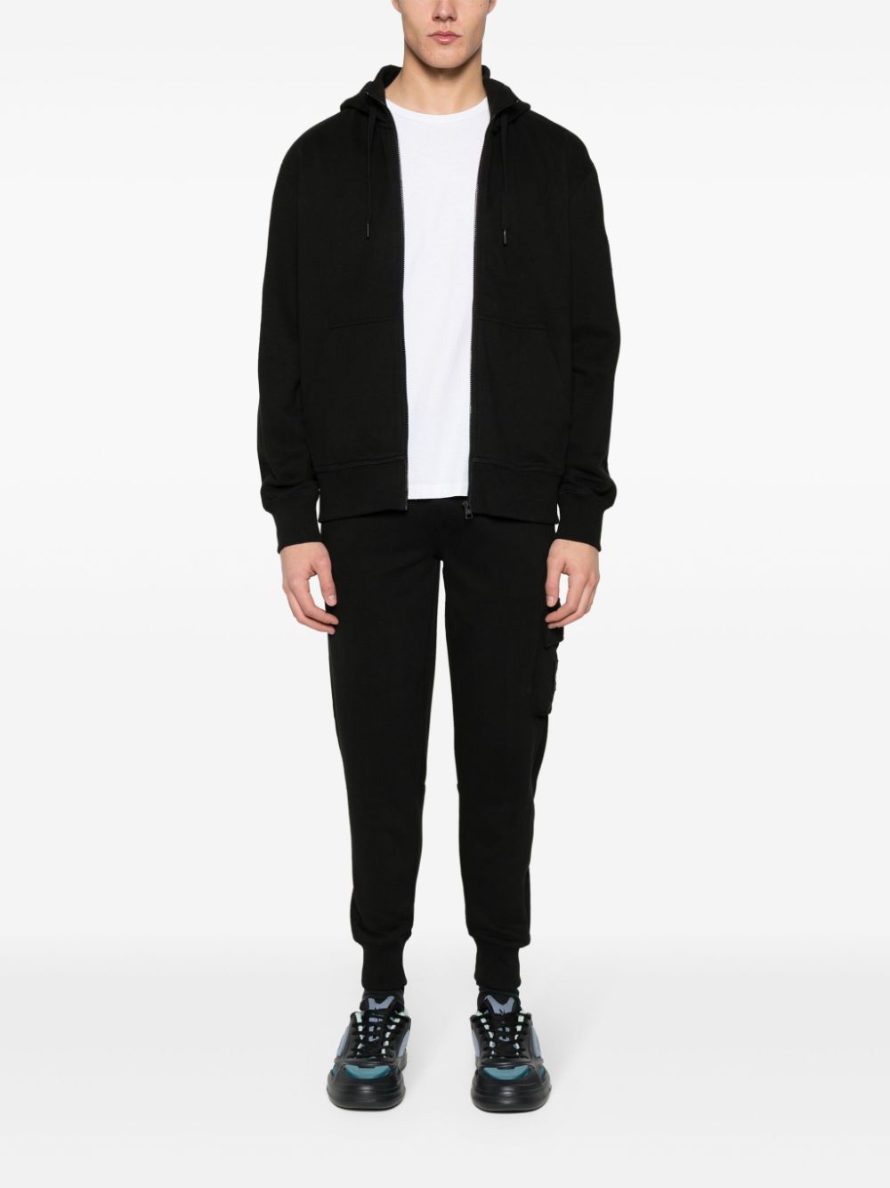 Calvin Klein Jeans Trainingsbroek met logopatch Zwart