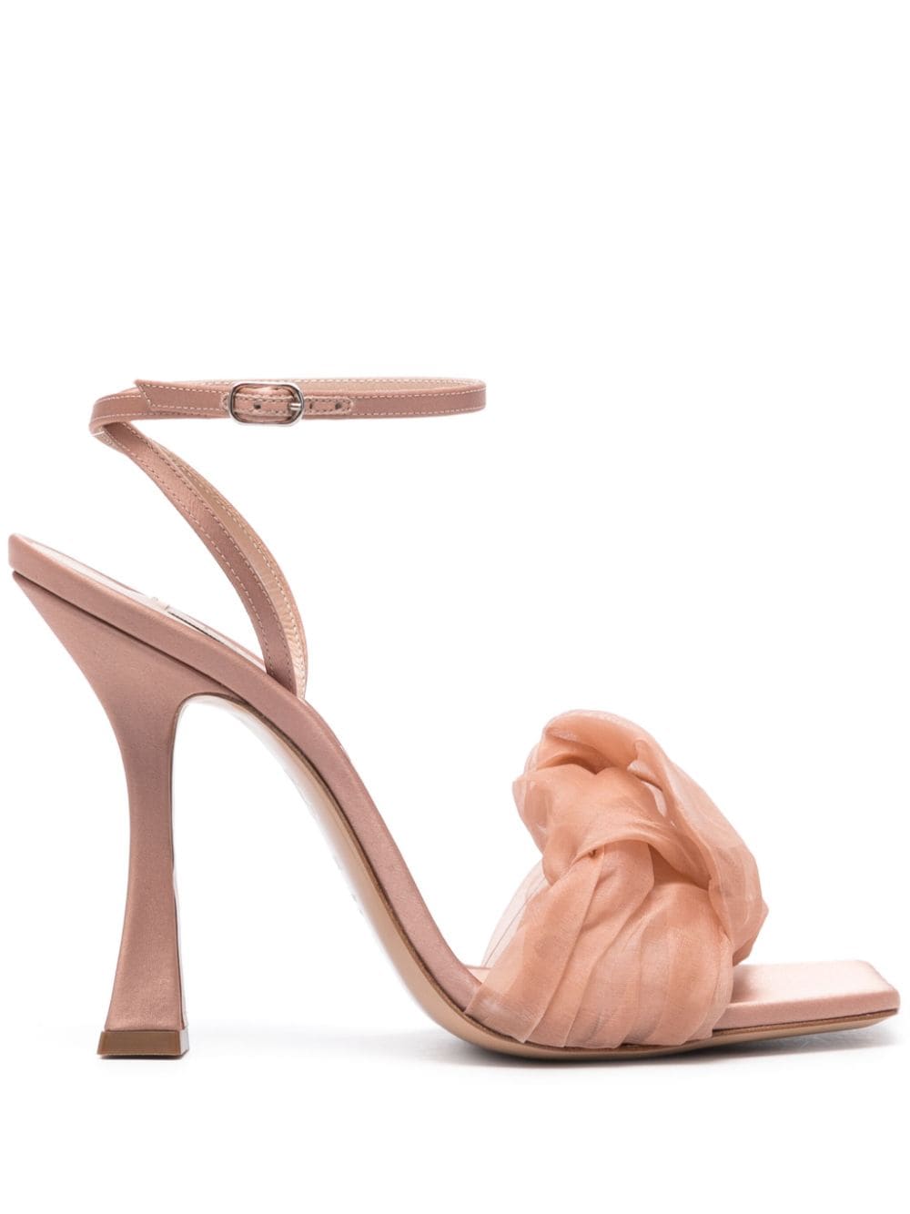 Shop Casadei Geraldine Helen 100mm Sandals In Pink