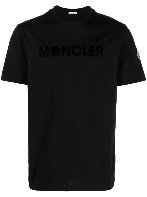 Black moncler hotsell t shirt