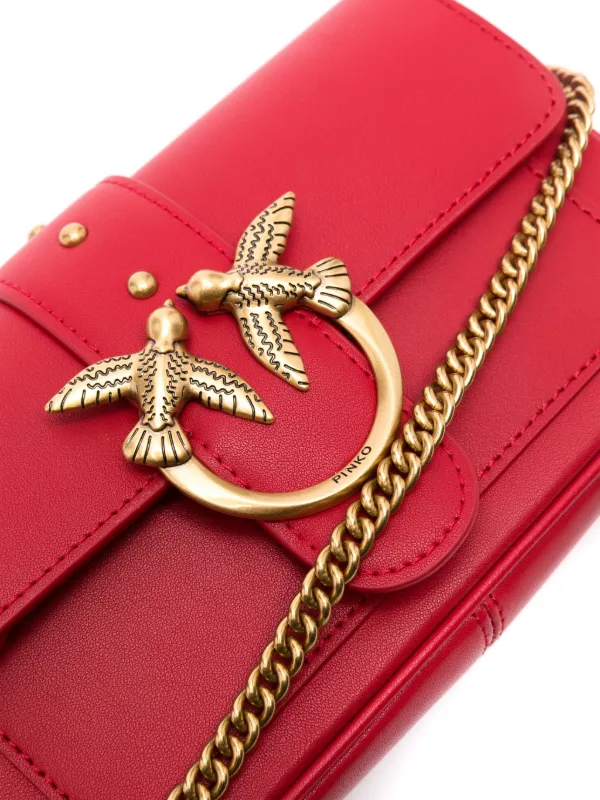 PINKO Pocket Love One ショルダーバッグ | レッド | FARFETCH JP