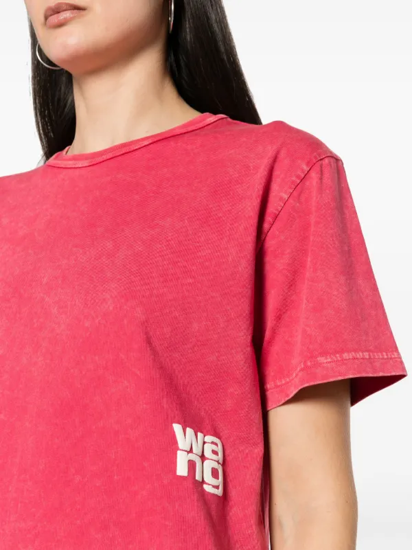 Alexander Wang フェイデッド Tシャツ | ピンク | FARFETCH JP