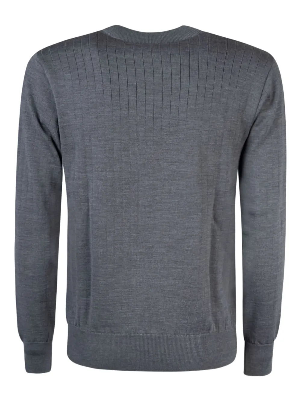 Paul & Shark Geribbelde sweater met ronde hals - Grijs