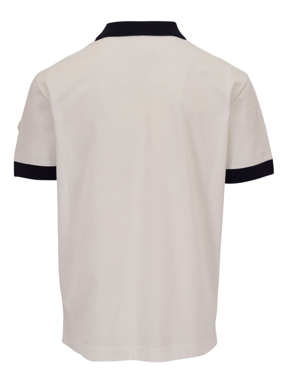 Moncler Poloshirt met logo-applicatie Wit