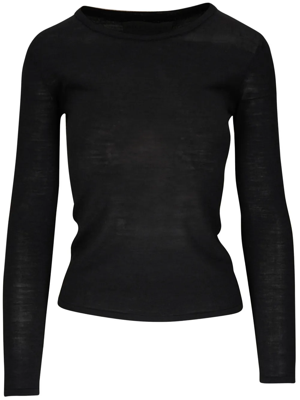 Nili Lotan Ruth Fine-gauge Silk Jumper In Black