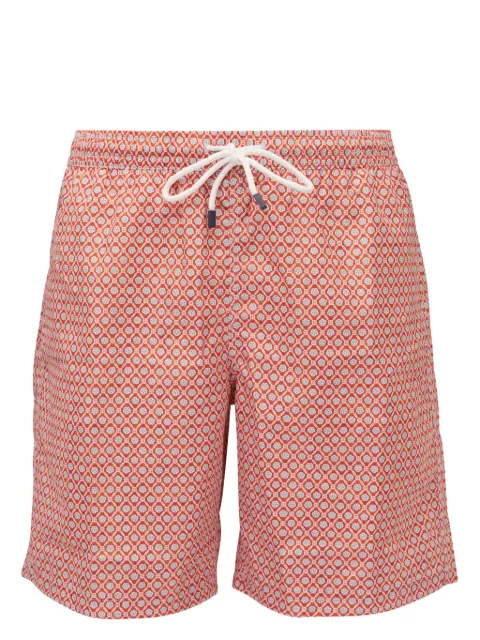 Fedeli short de bain Madeira à imprimé graphique