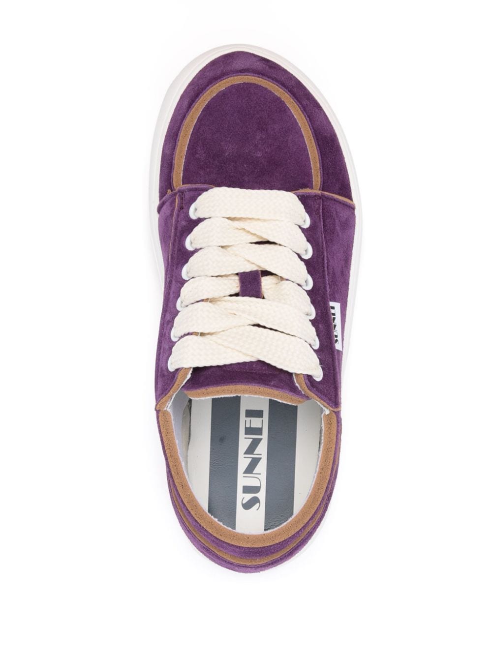 Shop Sunnei Dreamy Suede Sneakers In Purple