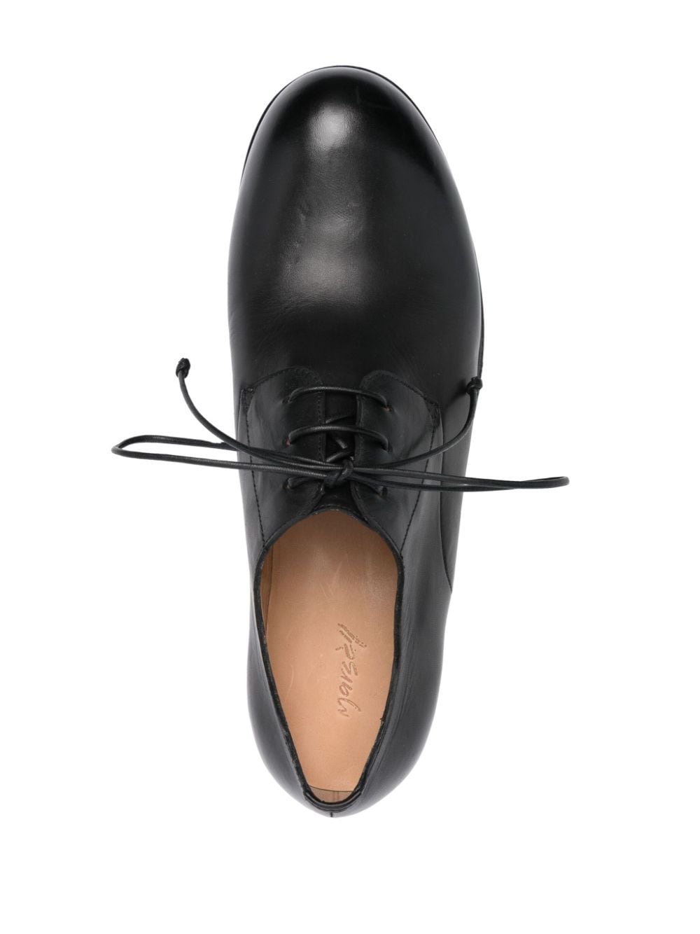Shop Marsèll Leather Derby Shoes In Black