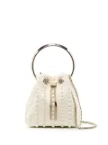 Jimmy Choo Bon Bon satin mini bag - Neutrals