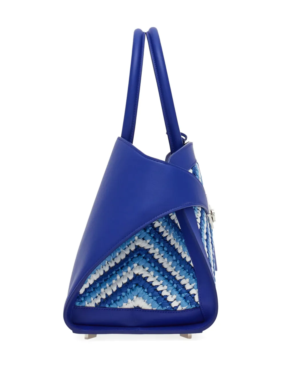 Ferragamo Hug leren shopper Wit