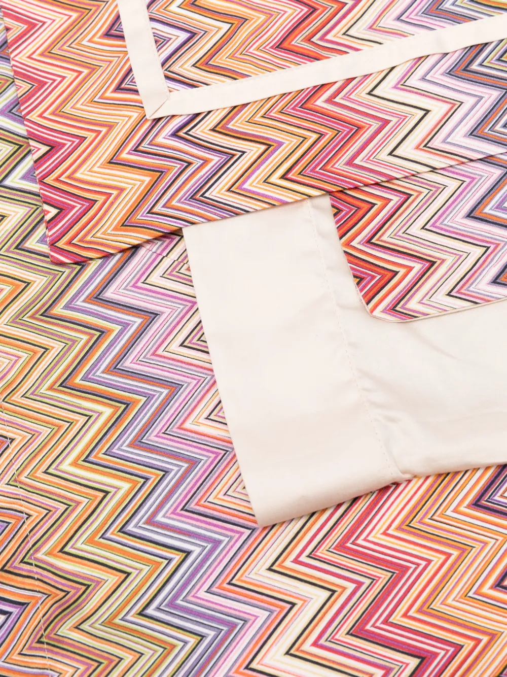Missoni Home Katoenen dekbedovertrek (150cm x 210cm) - Paars