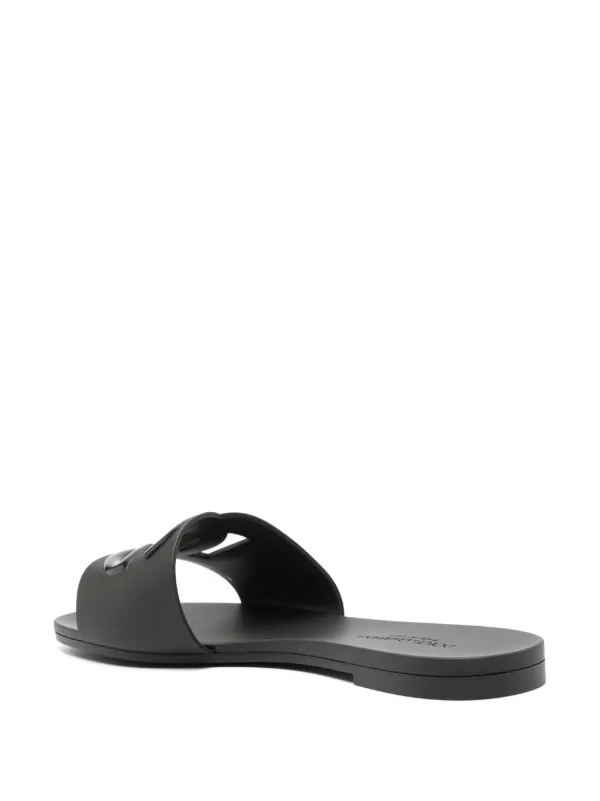DG Logo leather sandals