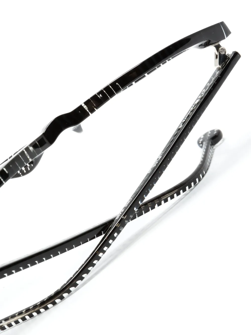  L.a. Eyeworks Ronette Geometric-frame Glasses - Black 