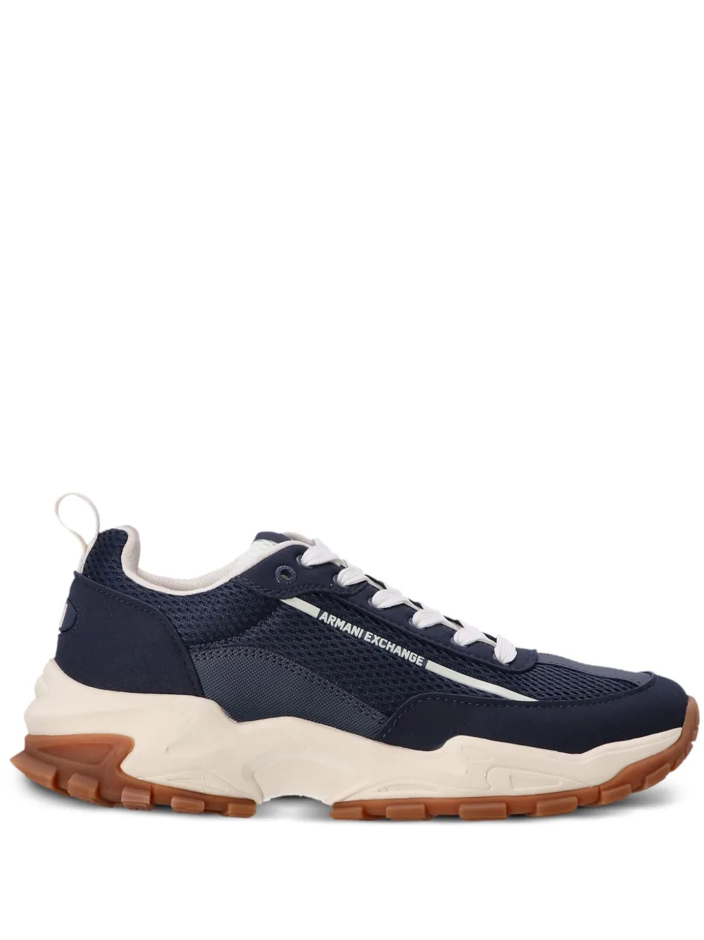 Armani Exchange Ax Chunky Sneakers In Blue