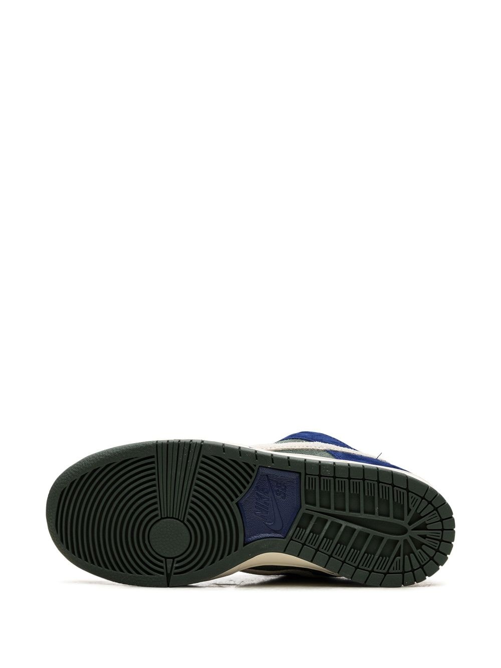 Shop Nike Sb Dunk "deep Royal Blue" Sneakers