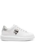 Karl Lagerfeld K/Ikonik Kapri leather sneakers - White