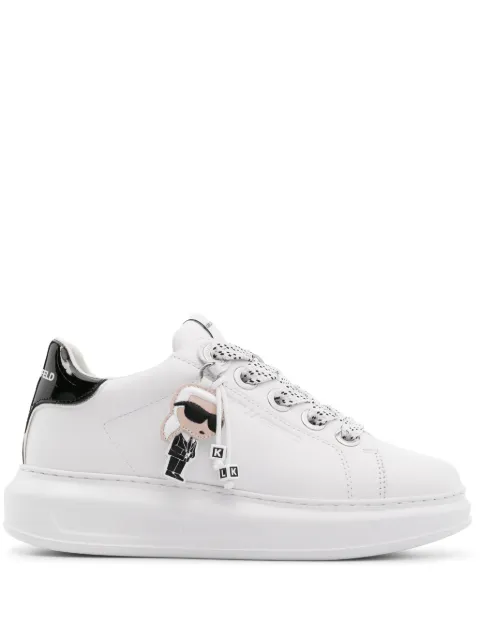 Karl Lagerfeld K/Ikonic Kapri leather sneakers