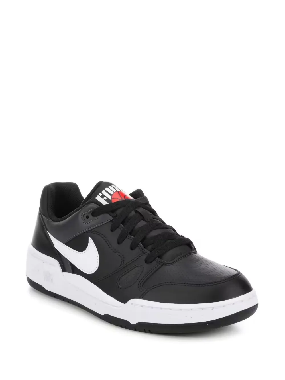 Shop Nike Full Force Low "panda" Sneakers In Black